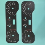 Cluster dials of instrument